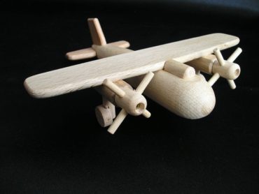 Detské drevené lietadlo | drevené hračky letadla