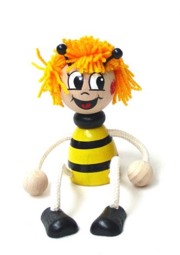 Včielka Mája hračka na pružine | drevené hračky