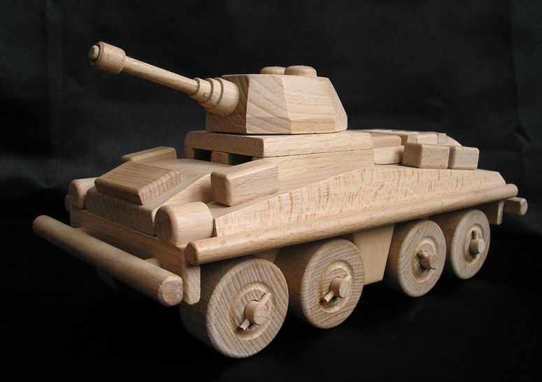 Transportér tank | drevené hračky | vojenské darčeky pre vodičov
