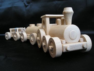 Drevený vláčik | drevené hračky | darčeky pre vodičov