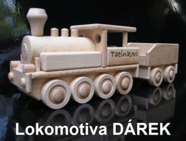 Parná lokomotíva | drevené vláčiky hračky
