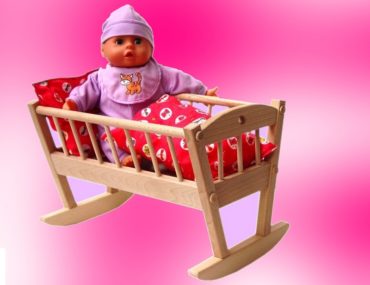 Kolíska pre bábiku | drevené hračky