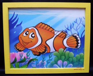 Morská rybka, ryby, rybyčky v mori | detské maľované obrázky na stenu