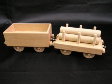 Nákladný vagón pre parnú lokomotívu | drevené hračky