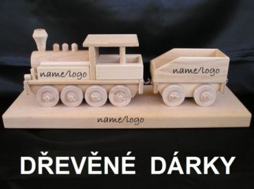 Parná lokomotíva, vláčik darček