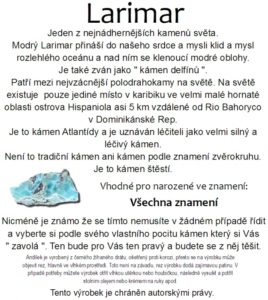 Drôtovanie dekorácie anjela, kameň LARIMAR | anjel dobry ochranca