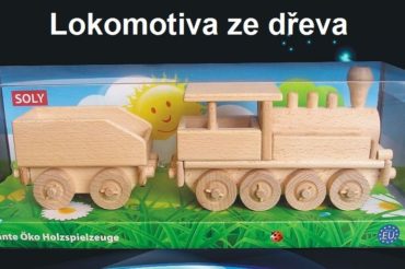 Drevená parná lokomotíva | hračky pre chlapcov | drevená hračka