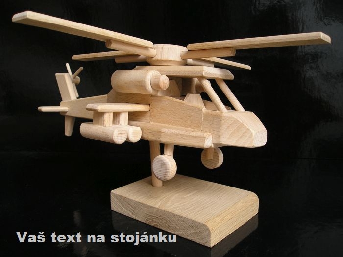 Vojenský vrtuľník, drevený darček | drevené darčeky a hračky