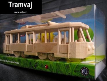 Moderné električka | drevené firemné darčeky | drevená hračka | model