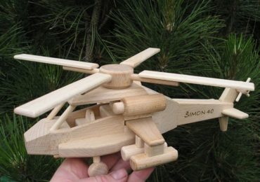 Helikoptéra vrtulník hračka | drevené darčeky a hračky