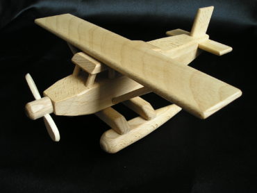 Hydroplán - drevené lietadlo | drevené hračky | darčeky pre pilotov