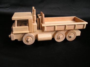 Drevené nákladné auto s kontajnerom | drevené hračky