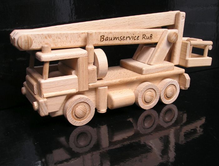 vysokozdvižná plošina | vozidlo drevený darček, hračka.