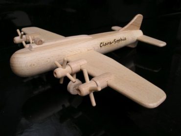 Veľké lietadlo hračka, vrtuľový bombardér B17 darček pre chlapcov