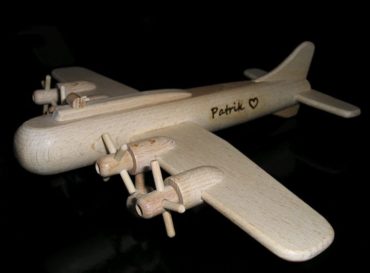 Veľké lietadlo hračka, vrtuľový bombardér B17 darček pre chlapcov