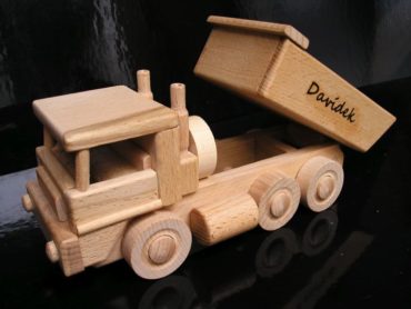 Nákladné autá Tatra a buldozér z dreva drevené hračky