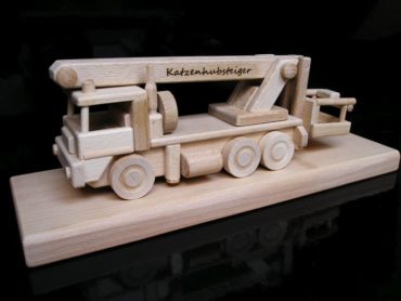 Montážne auto plošina, vysokozdvižná | drevený darček, hračka