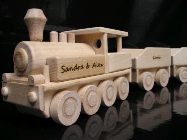 Drevené vláčiky | parná lokomotíva | drevené hračky pre chlapcov