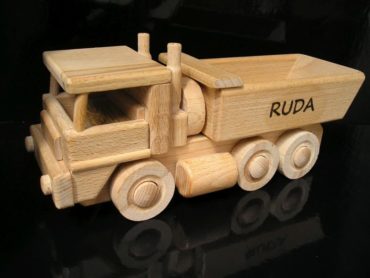 Nákladné autá Tatra a buldozér z dreva drevené hračky