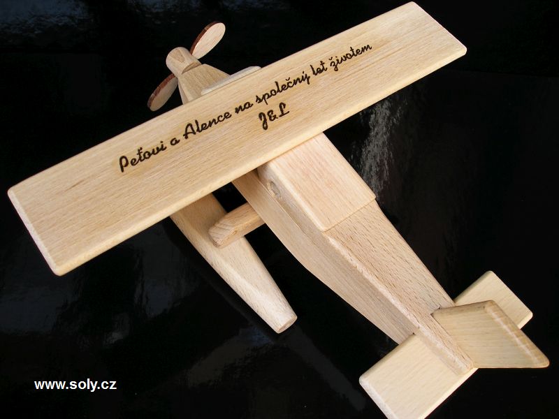 Hydroplán – drevené lietadlo | drevené hračky | darčeky pre pilotov