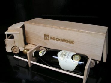 Víno, alkohol truck kamión | drevený darček pre vodiča kamiónu