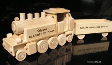 Vlaky lokomotívy | drevené darčeky | drevená hračka pre deti