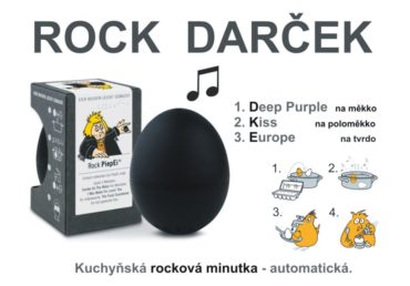 Vaječná minútka, varič vajec BeepEgg ROCK melódie