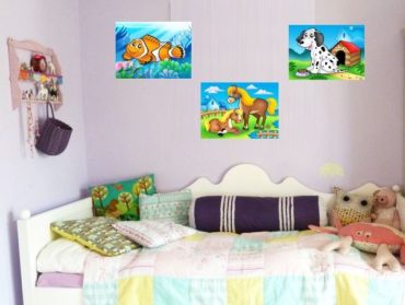 Detské obrázky na stenu do izbičky