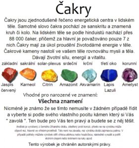 Anjelik čakry drahé kamene