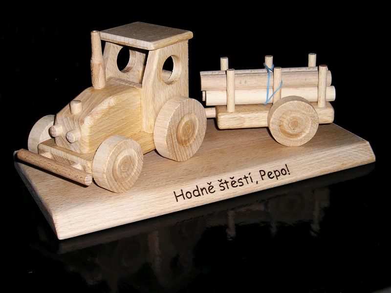 traktor | drevené darčeky pre vodičov trakory, drevená hračka