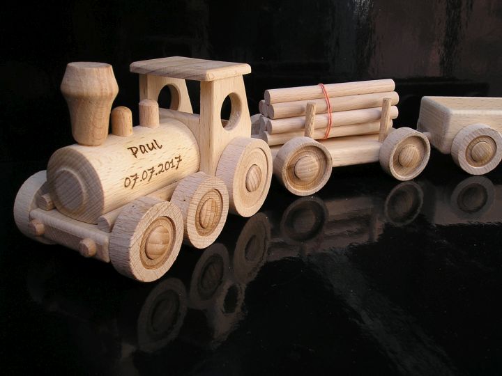 Drevený vláčik | drevené hračky | darčeky pre vodičov