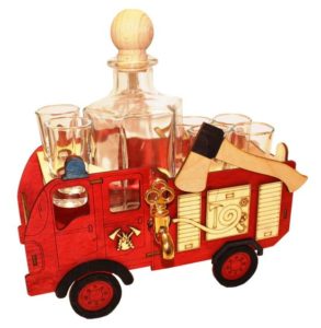 Darčeky fľaše na alkohol požiarnik, hasič