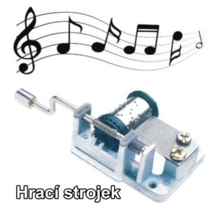 Naťahovacie hraci strojček