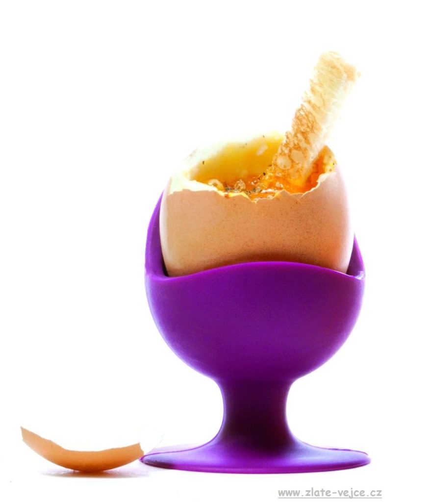 Stojanček, kalíšok na varené vajcia s prísavkou, silikónové formy