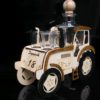 Dreveny traktor s flašou k narodeninam