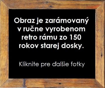 Luxusný retro drevený rám
