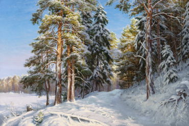 zima priroda krajina reprodukcie obrazov drevené ramyzov drevené retro rámy