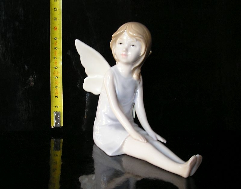 Luxusný keramický anjel, bytové dekorácie sošky