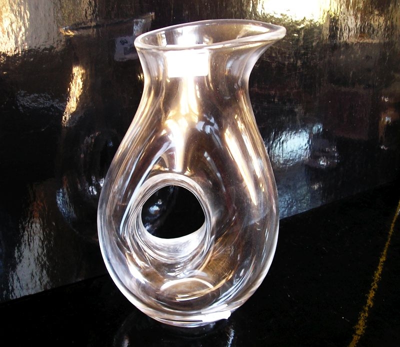 Sklenená karafa nádoba na víno 25 cm