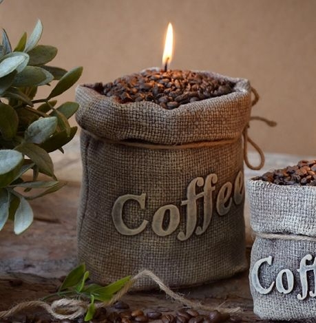 Sviečka veľká káva | kafé | kávička | zrnková káva
