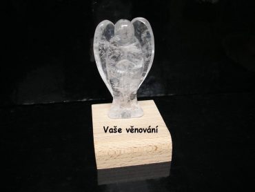 Anjel krištáľ liečivé ochranný kamen darčeky
