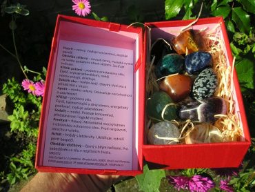 Darčeková škatuľka s minerálmi