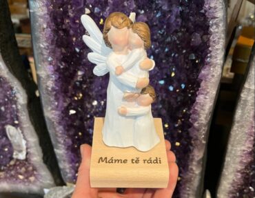 Anjel rodina soška darček