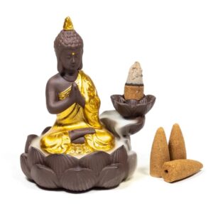 Kadidelnica  Zlatý Budha s tečúcim dymom