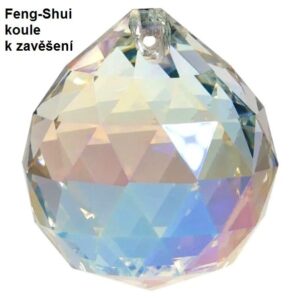Feng-Shui kryštálová guľa lesku perly AAA kvality