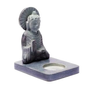 Svietnik na sviečkiu Budha