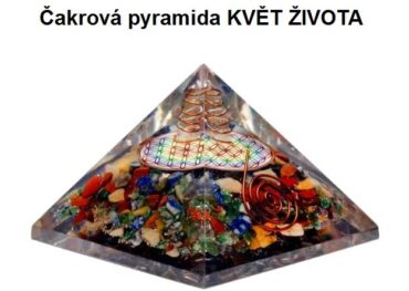 Čakrová pyramída Kvet života