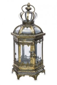 Lampa kovový orient