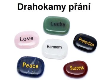 Drahokamy a kryštály priania