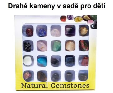 Kryštály kamene pre deti